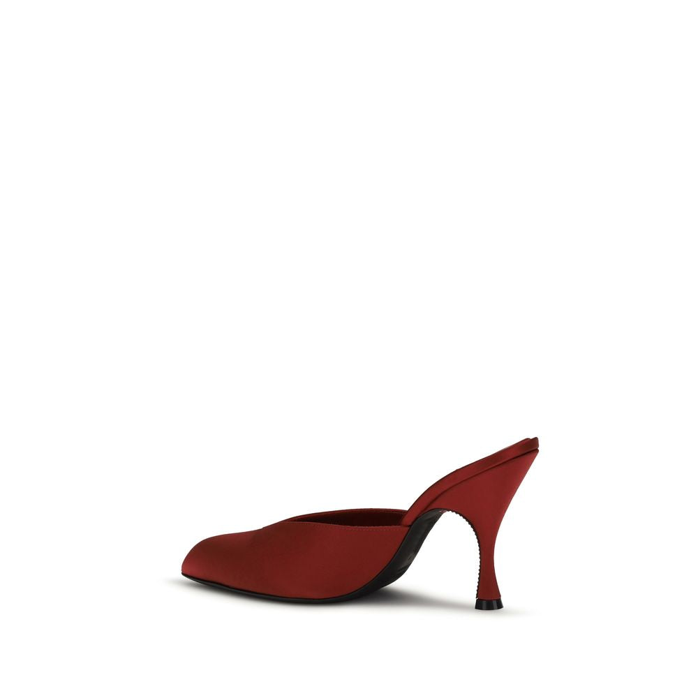 Mules en soie multicolores Herbert Levine