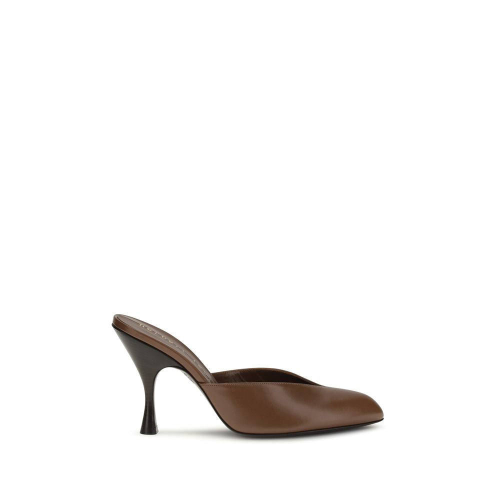 Herbert Levine Brown Mules for Women