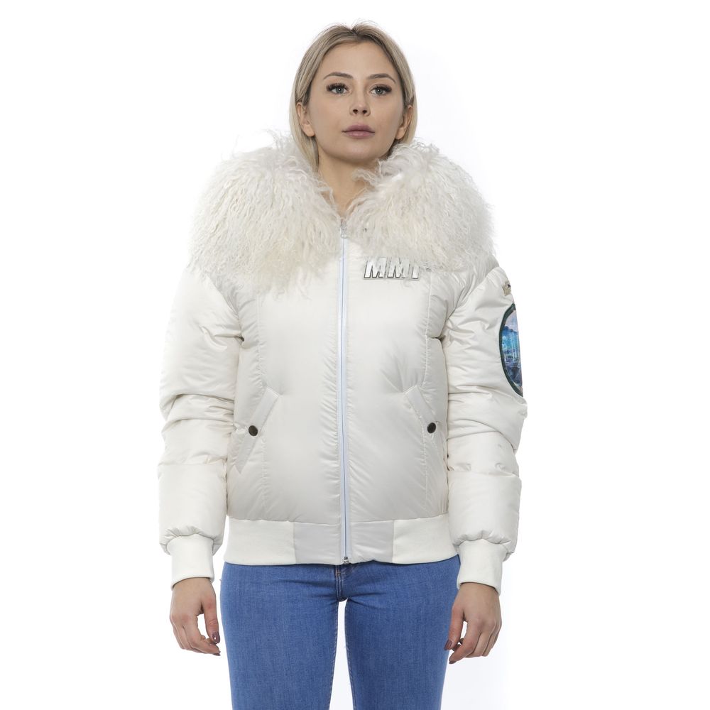 Mr&Mrs Italy White Bomber for Women