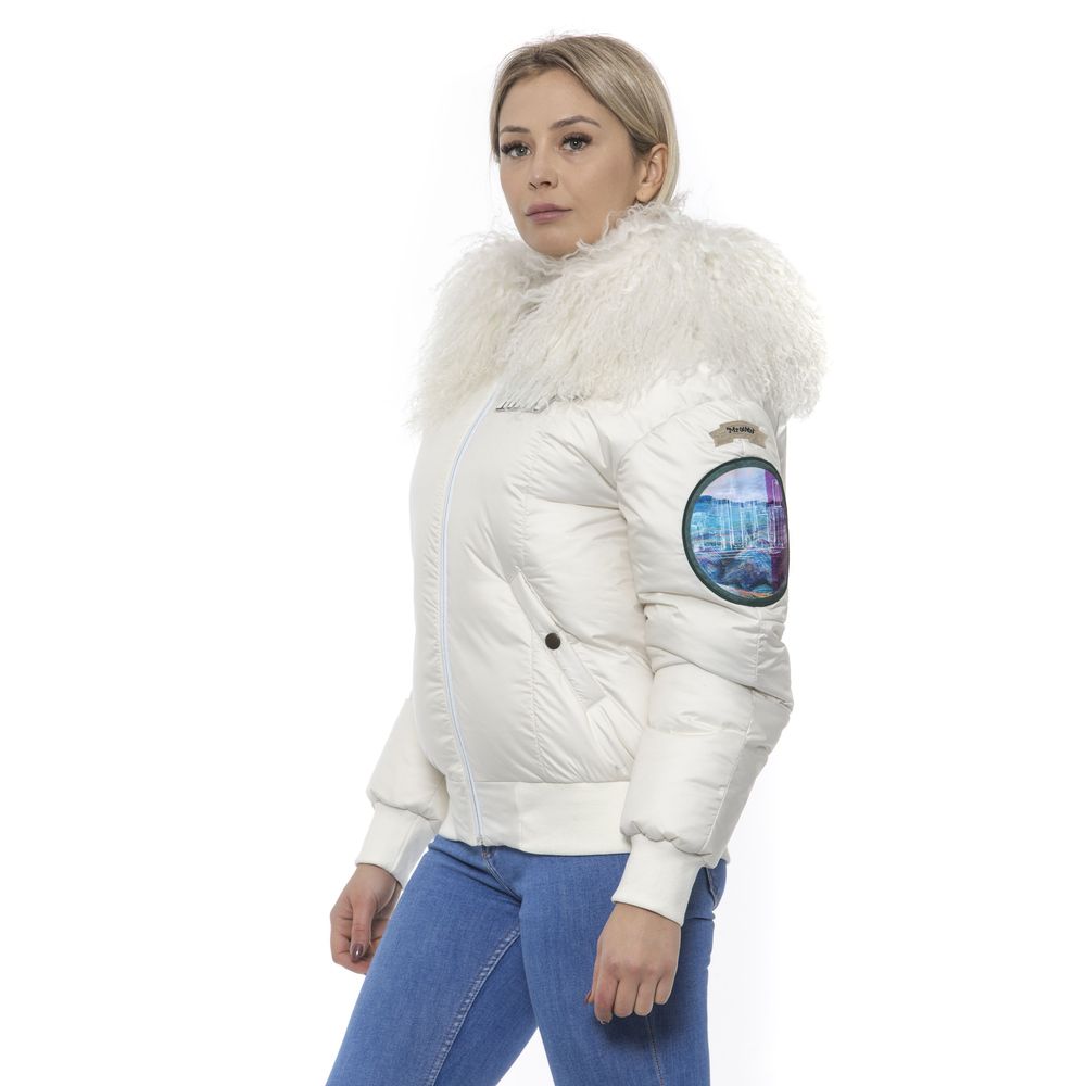 Mr&Mrs Italy White Bomber for Women alternate view