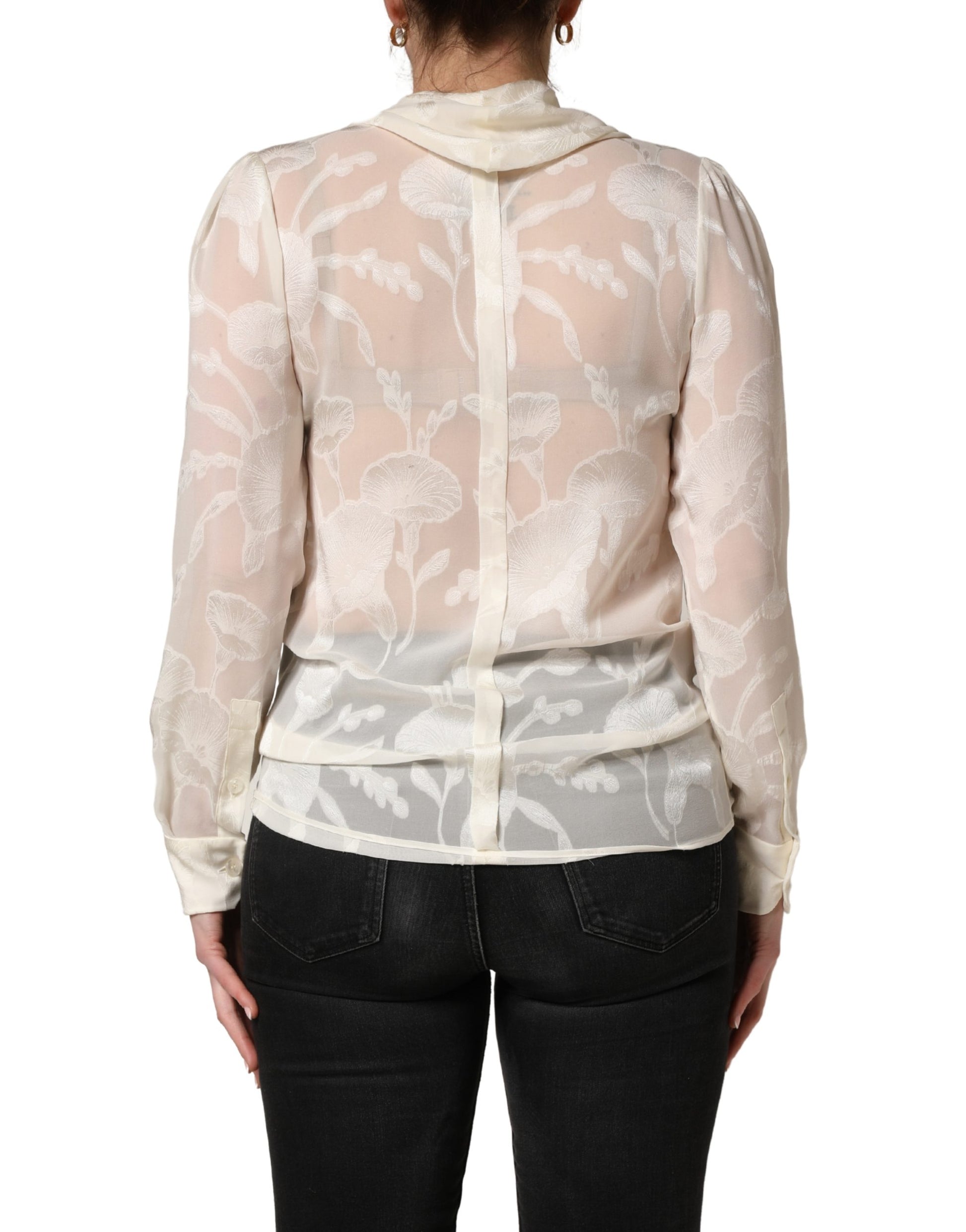 Dolce & Gabbana White Blouse for Women side view