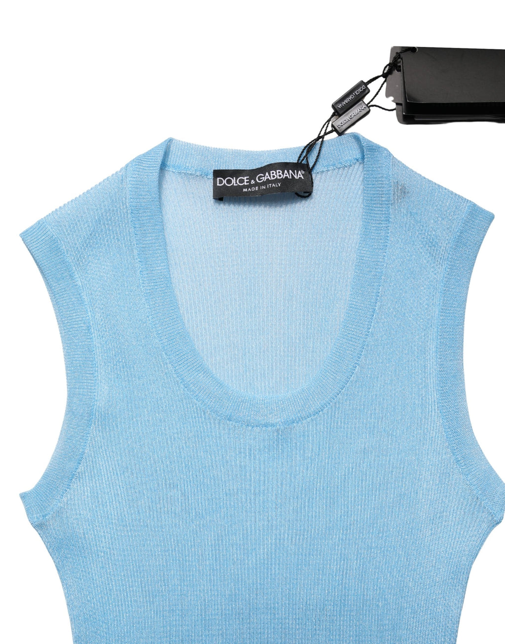 Dolce & Gabbana Blue Tank Tops T for Women additional view
