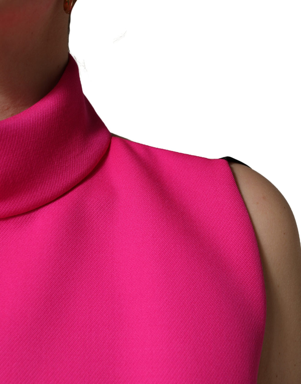 Dolce & Gabbana Pink Sleeveless T-Shirt for Women additional view