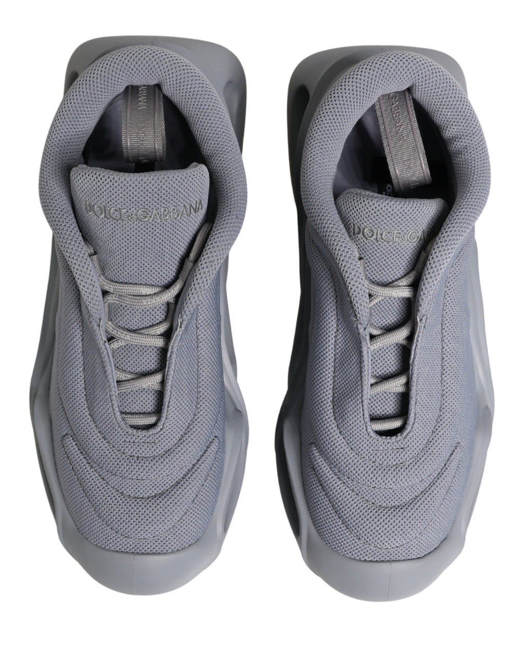 Dolce & Gabbana Grey Chunky Sneakers for Women side view