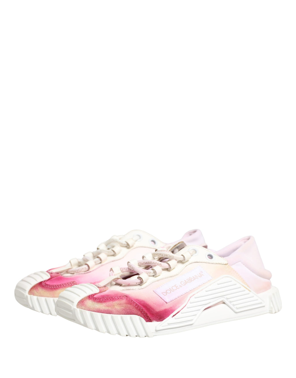 Baskets basses à lacets Dolce & Gabbana NS1 blanches