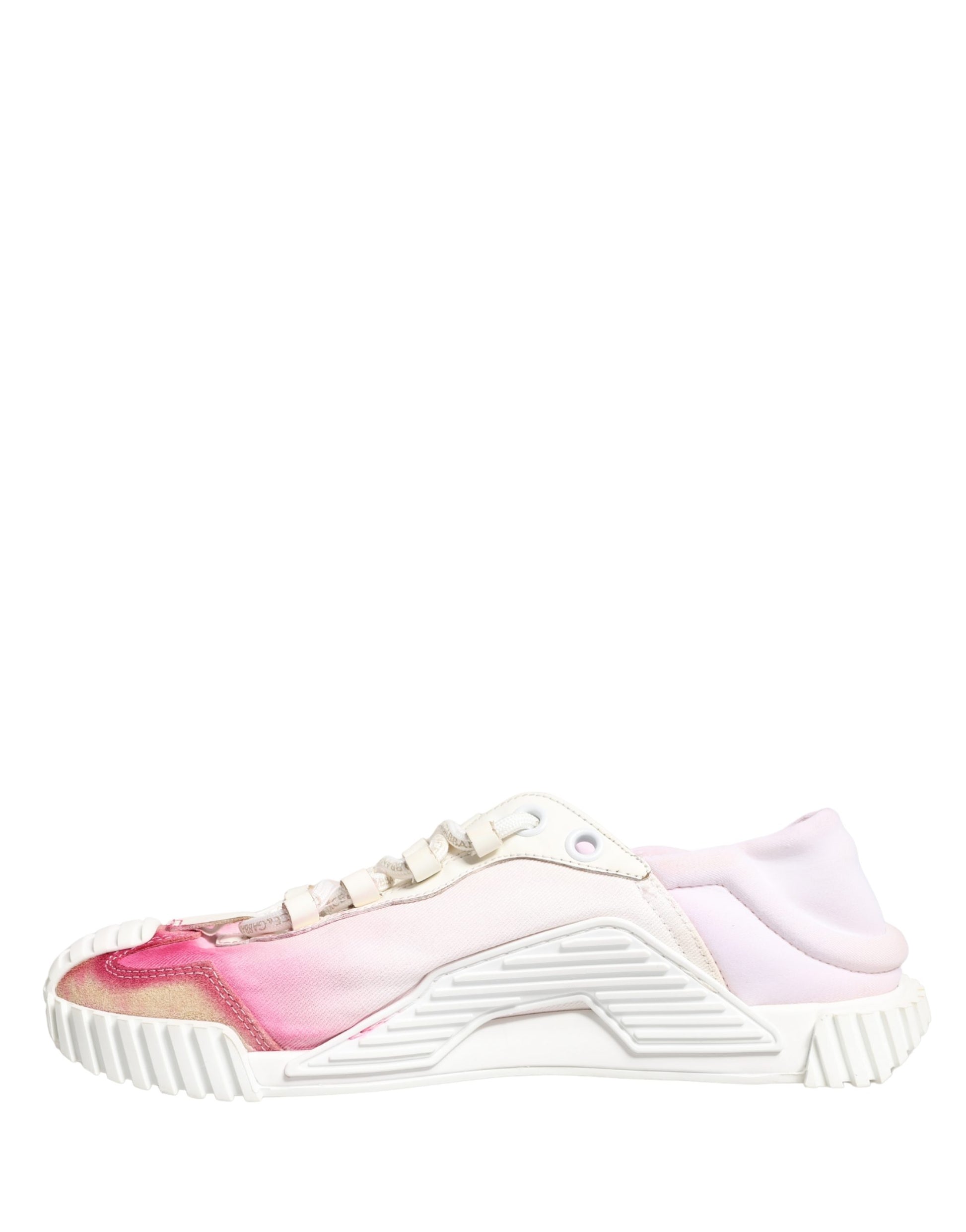 Baskets basses à lacets Dolce & Gabbana NS1 blanches