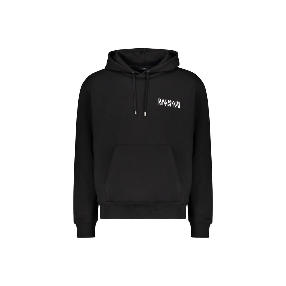 Balmain Black Hoodie for Men