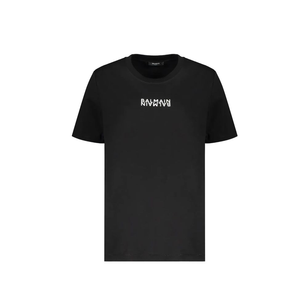 Balmain Black T-Shirt for Women
