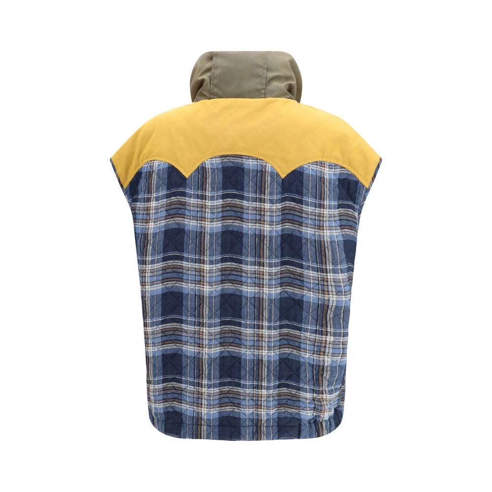 MARBELL Gilet sans manches en polyamide bleu