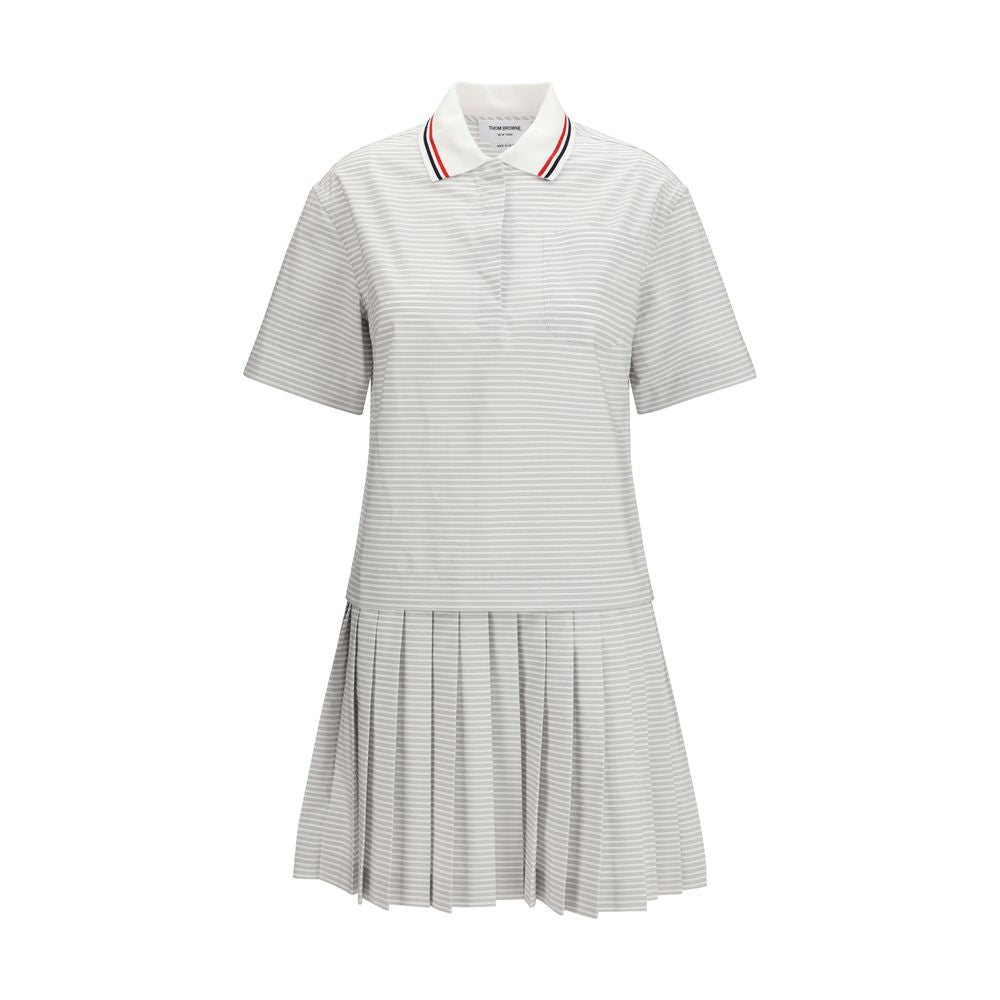Robe décontractée Thom Browne en coton gris