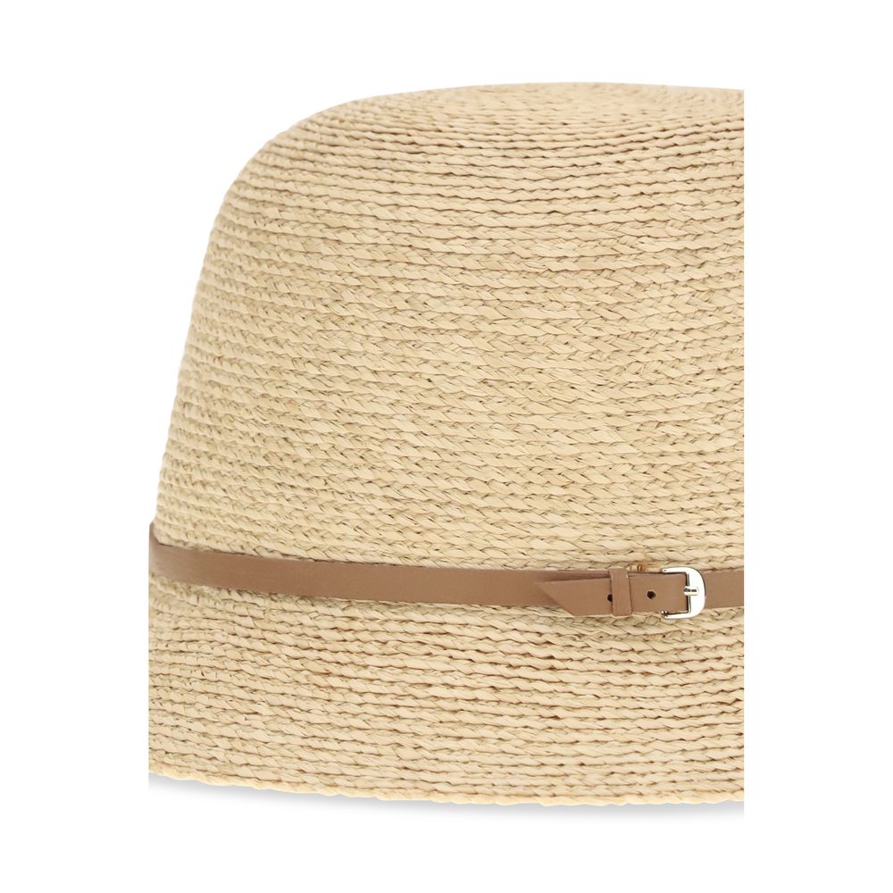 Helen Kaminski Beige Hat detail view
