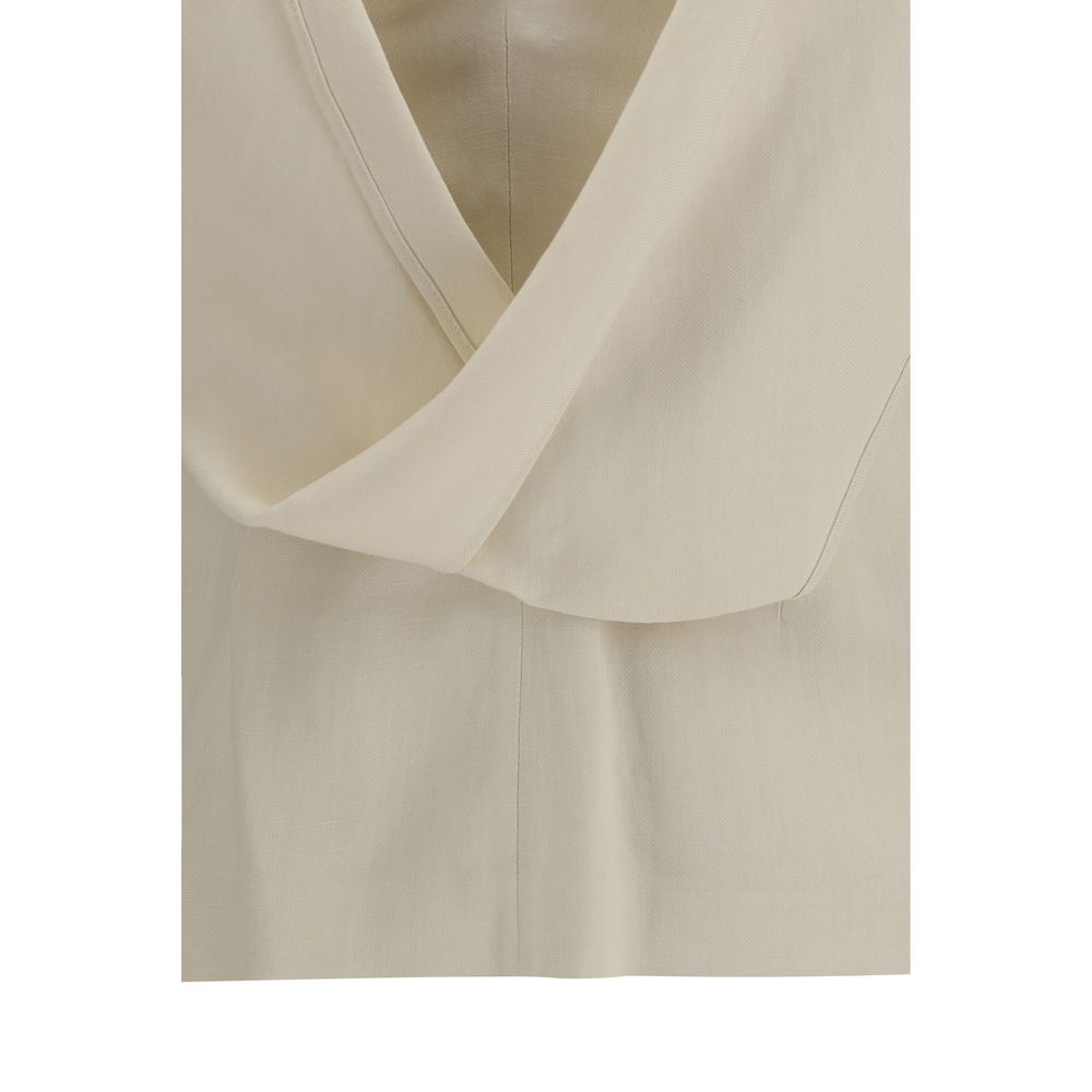 Brunello Cucinelli Beige Blouse for Women detail view