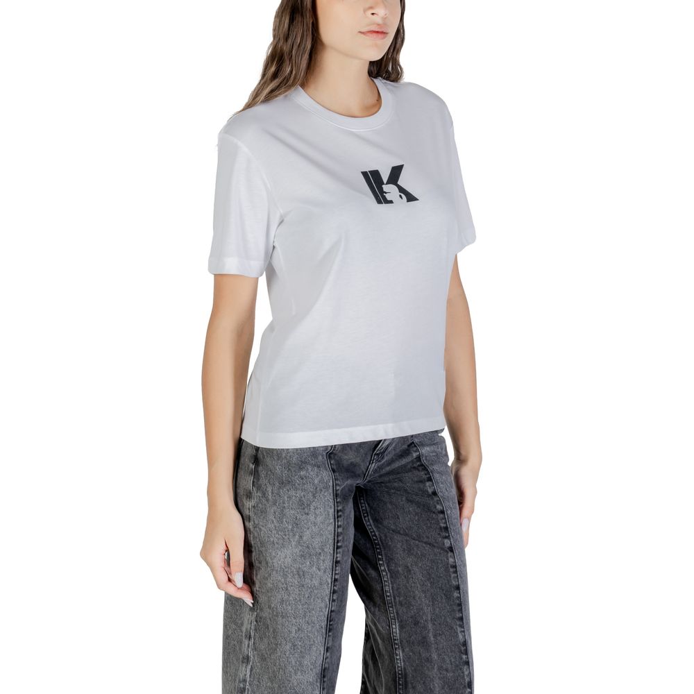 Karl Lagerfeld White T-Shirt for Women detail view