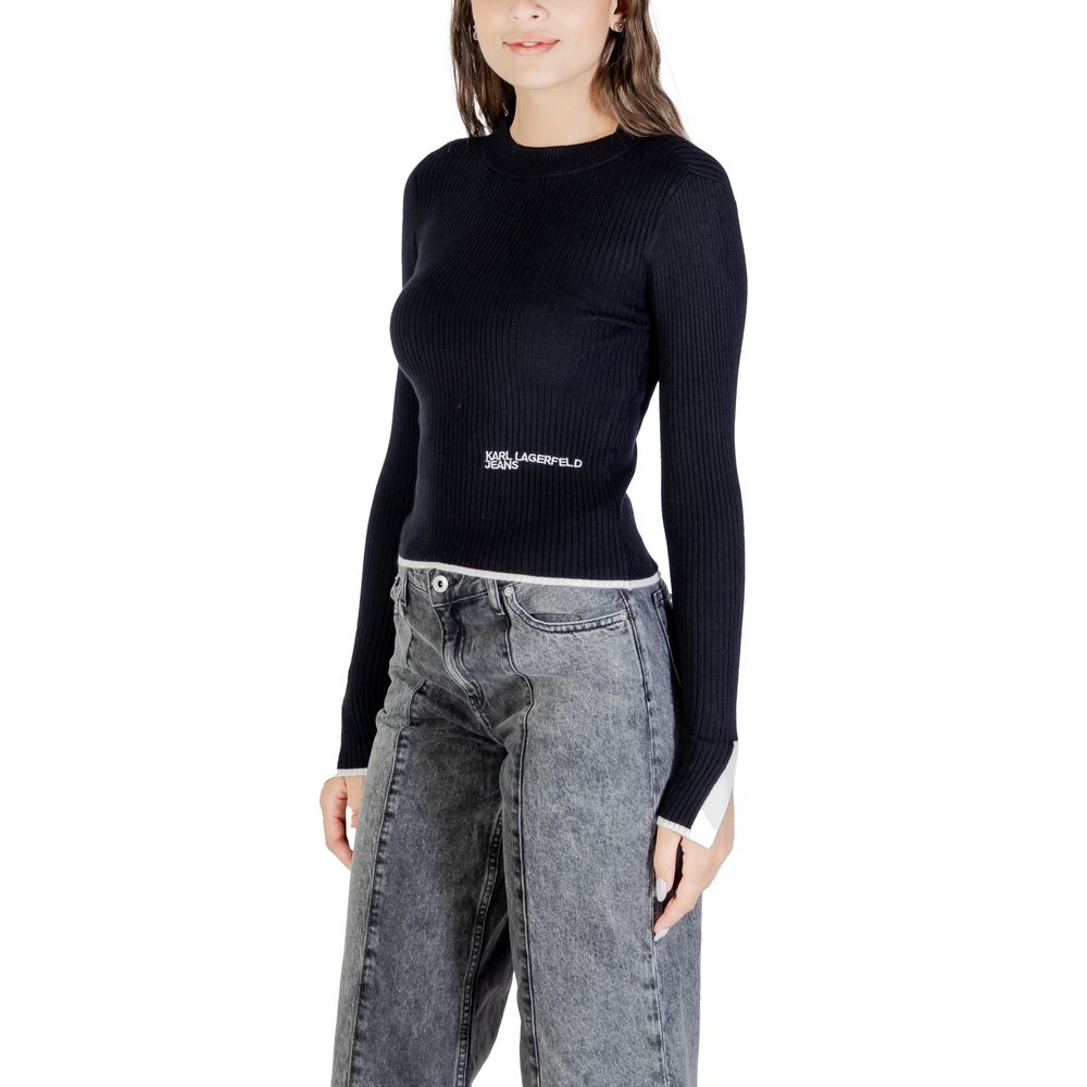 Karl Lagerfeld Black Sweatshirt for Women side view