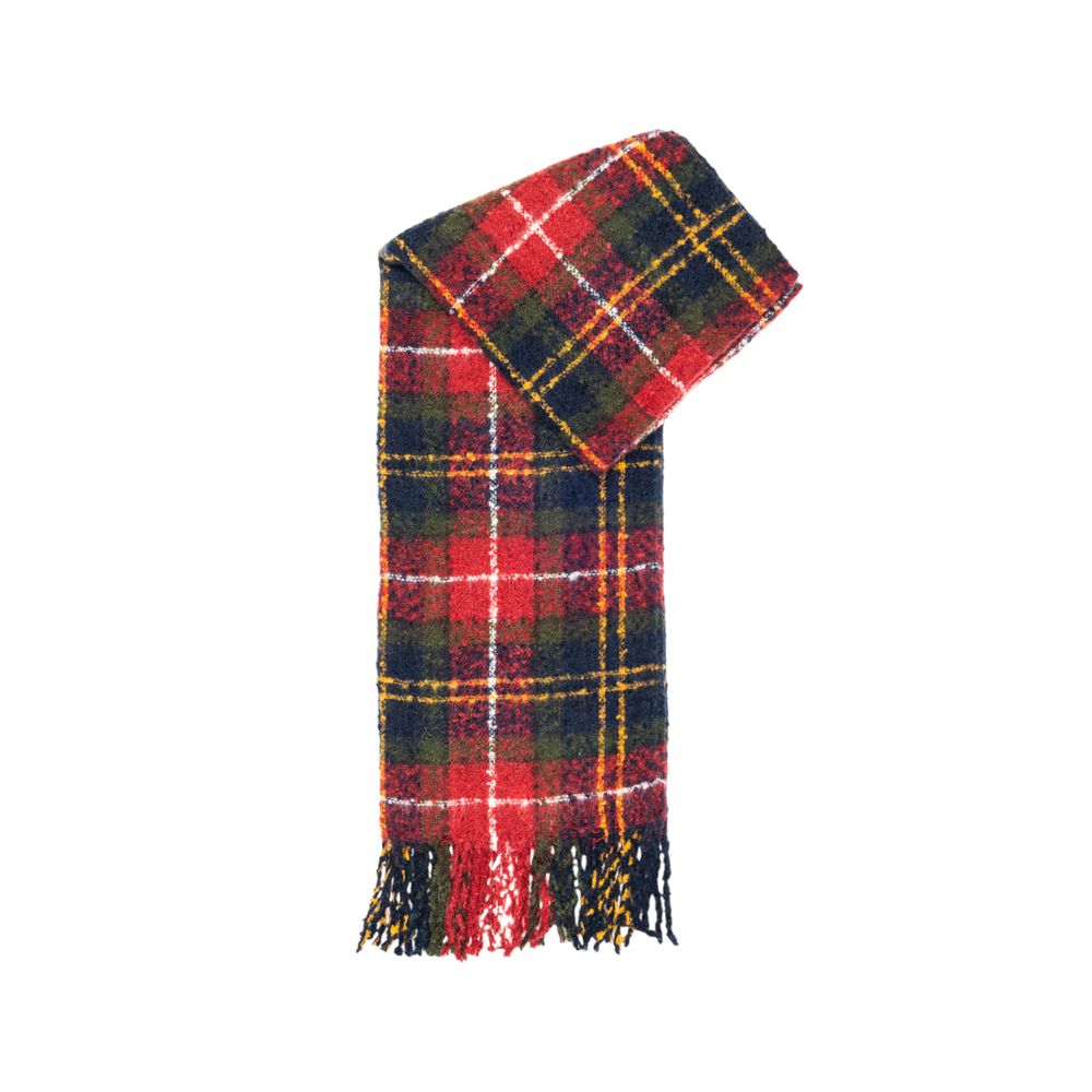 Écharpe Barbour bordeaux en polyester