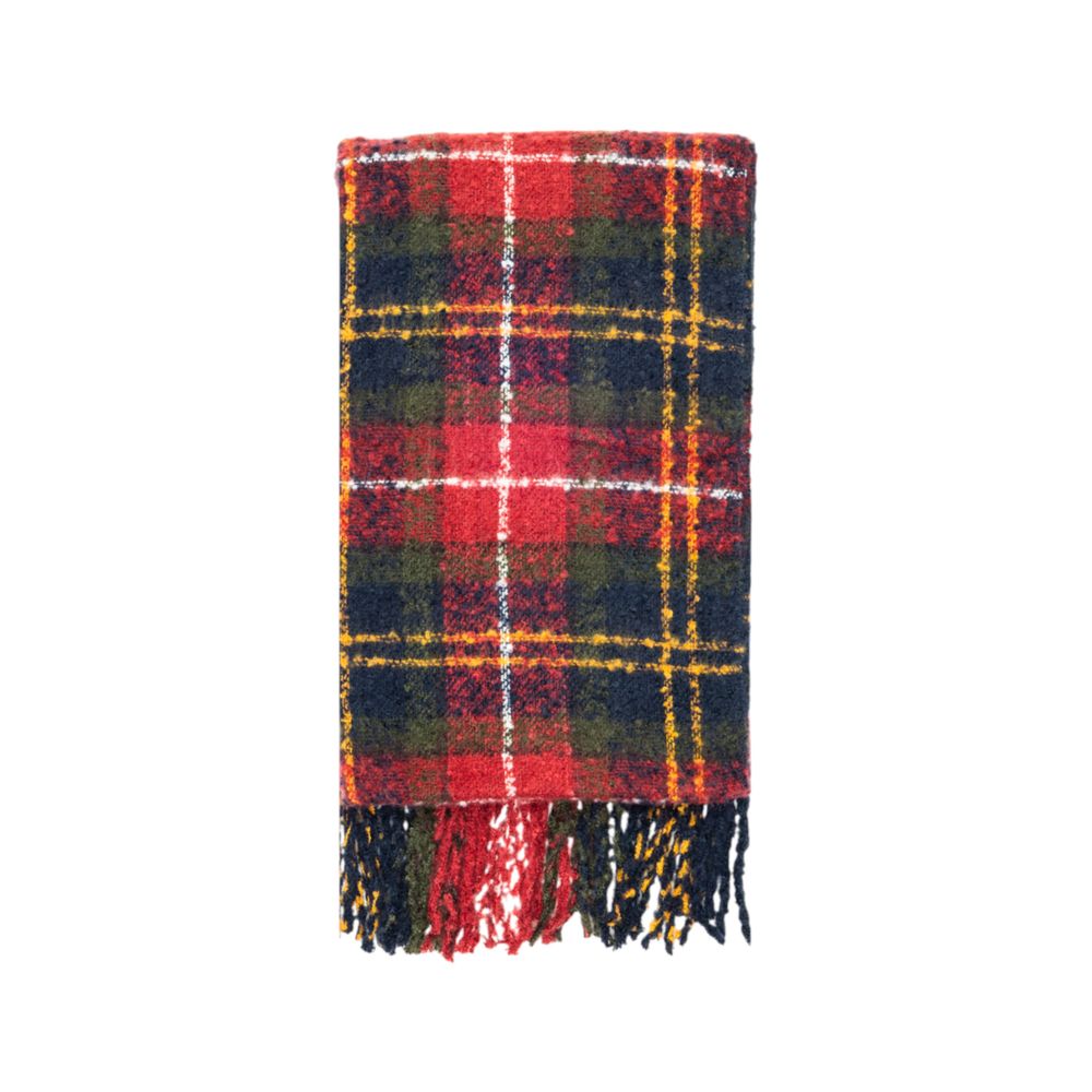 Écharpe Barbour bordeaux en polyester
