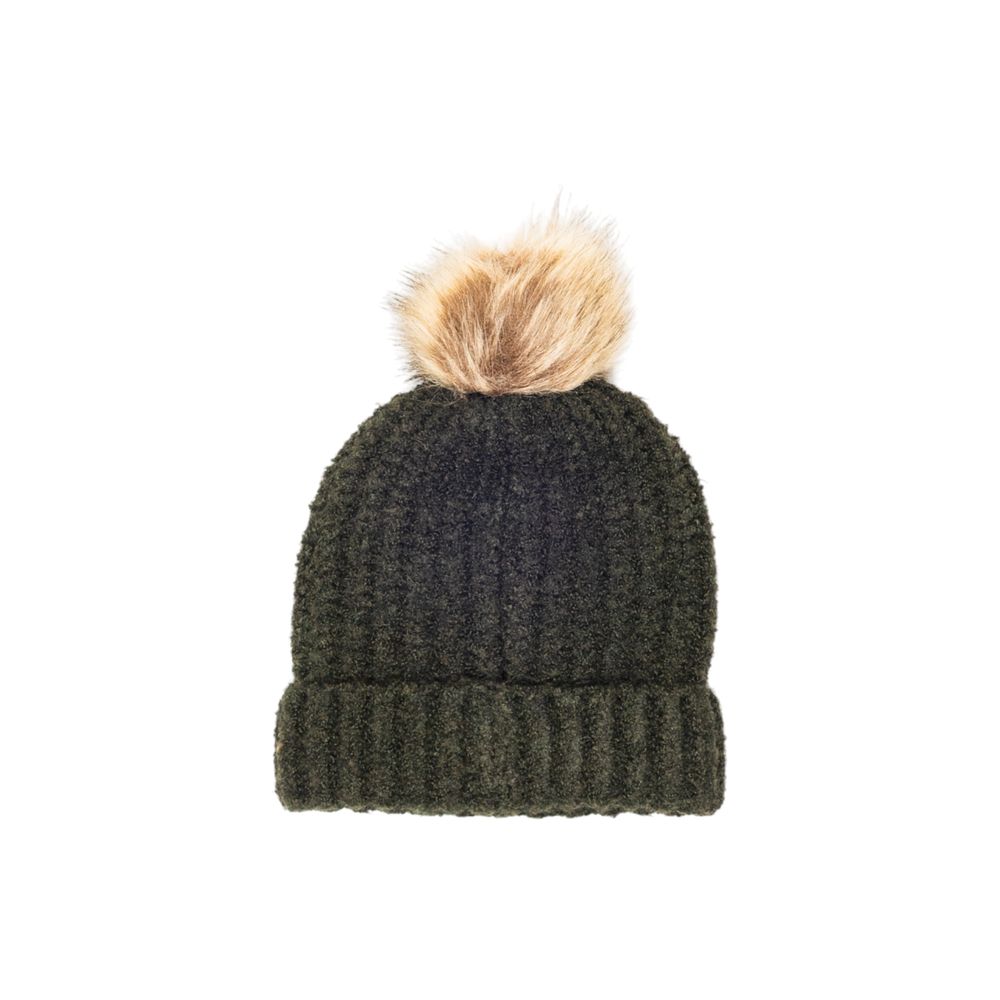 Bonnet Barbour en polyester vert