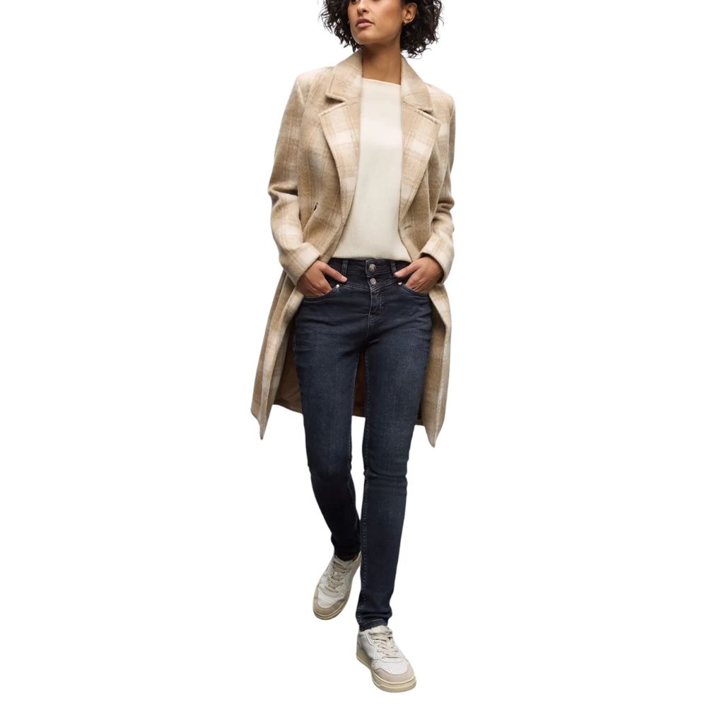 Street One Blue Skinny Jeans for Women detail view