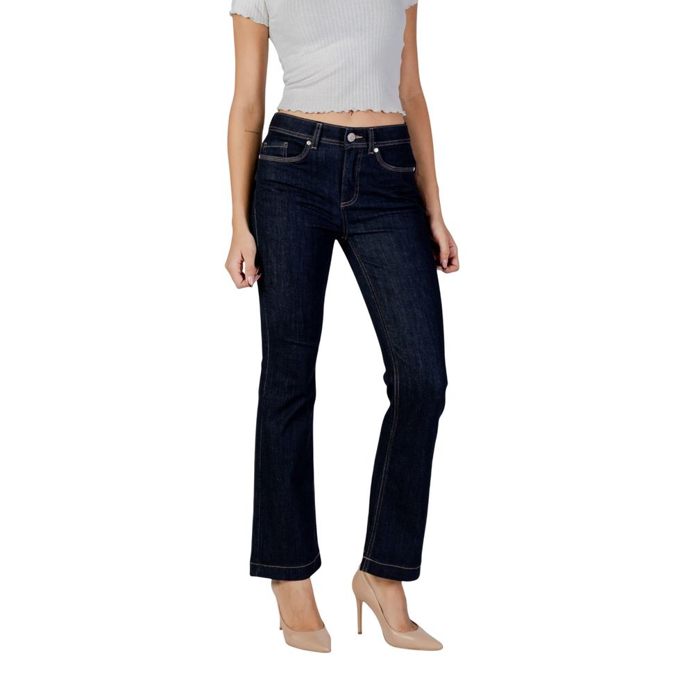 Street One Blue Cotton Skinny Jeans