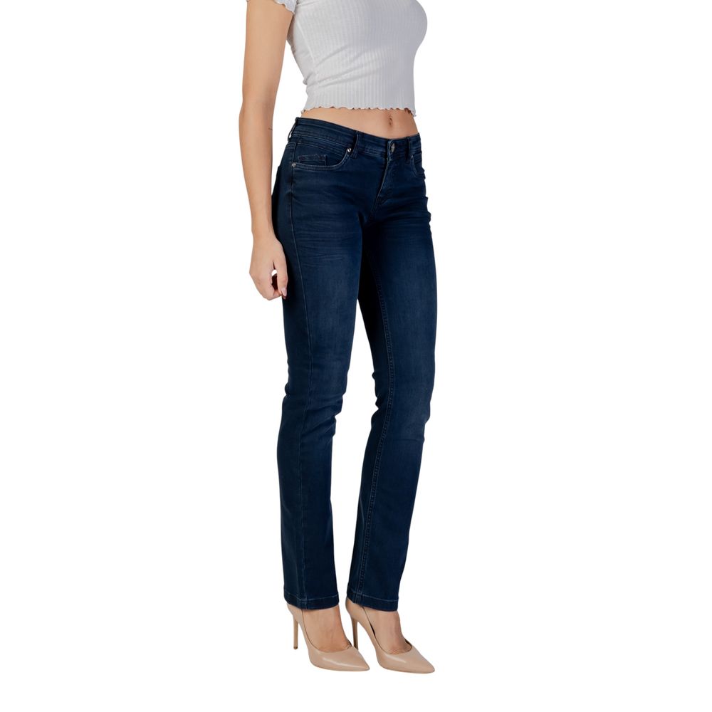 Street One Blue Skinny Jeans for Women side view