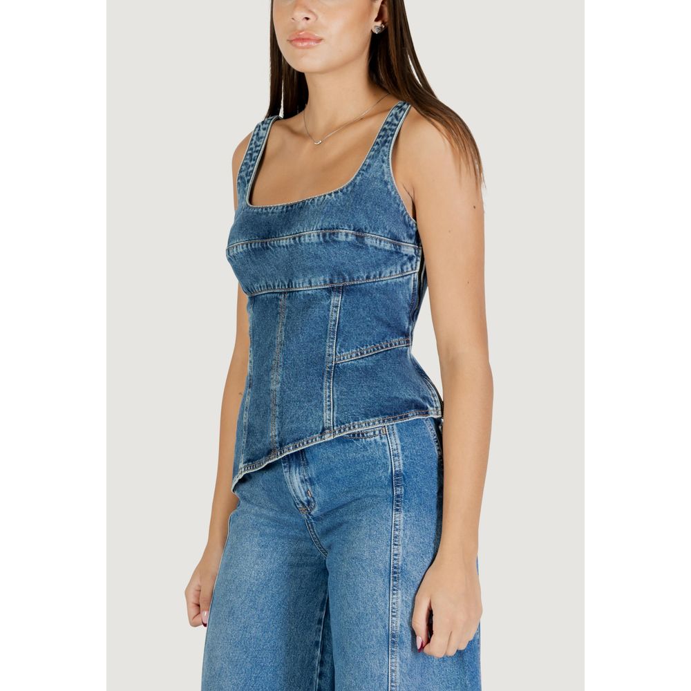 Haut en coton bleu Colcci