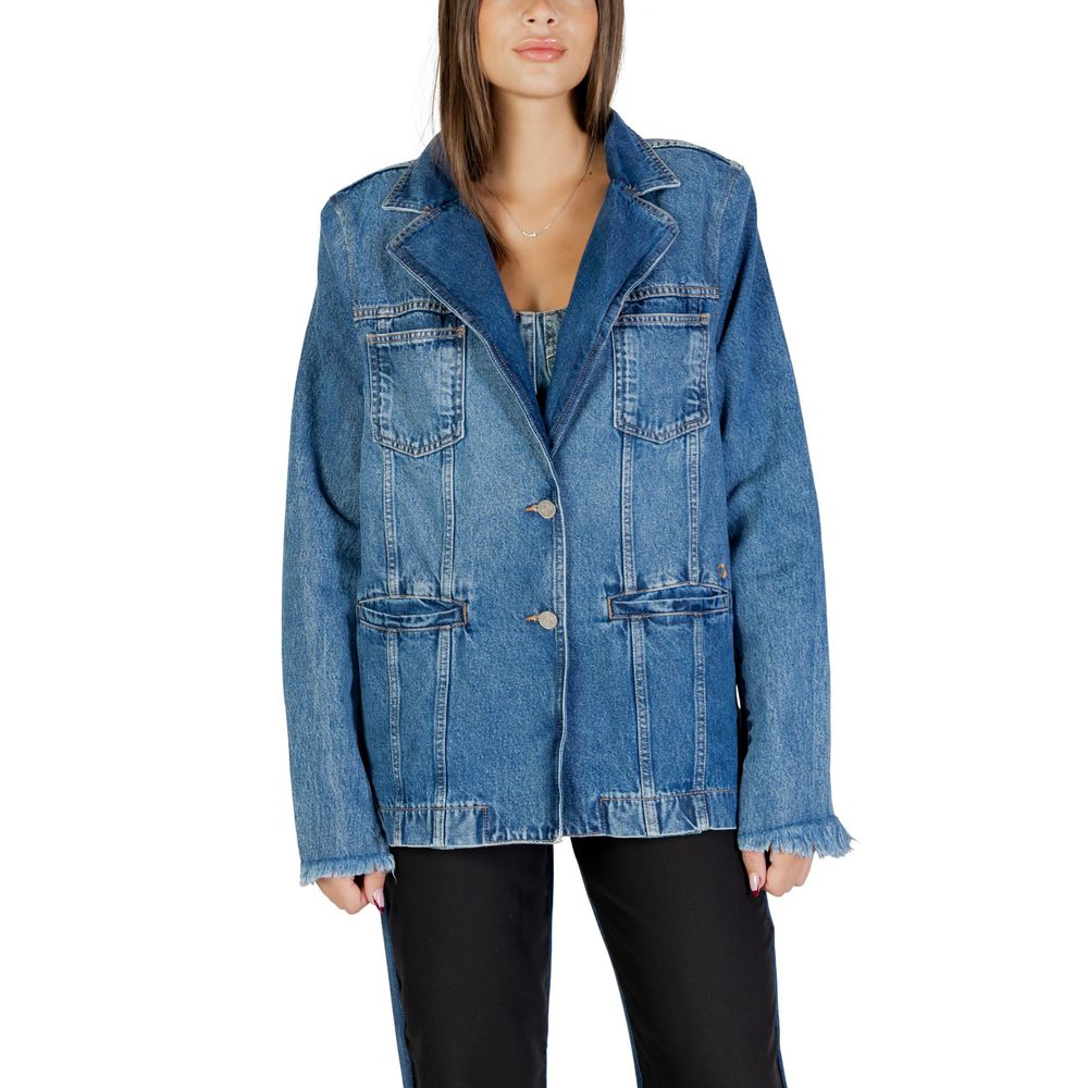 Blazer Colcci bleu en coton