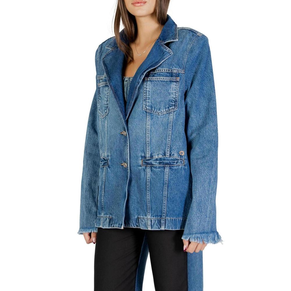 Blazer Colcci bleu en coton