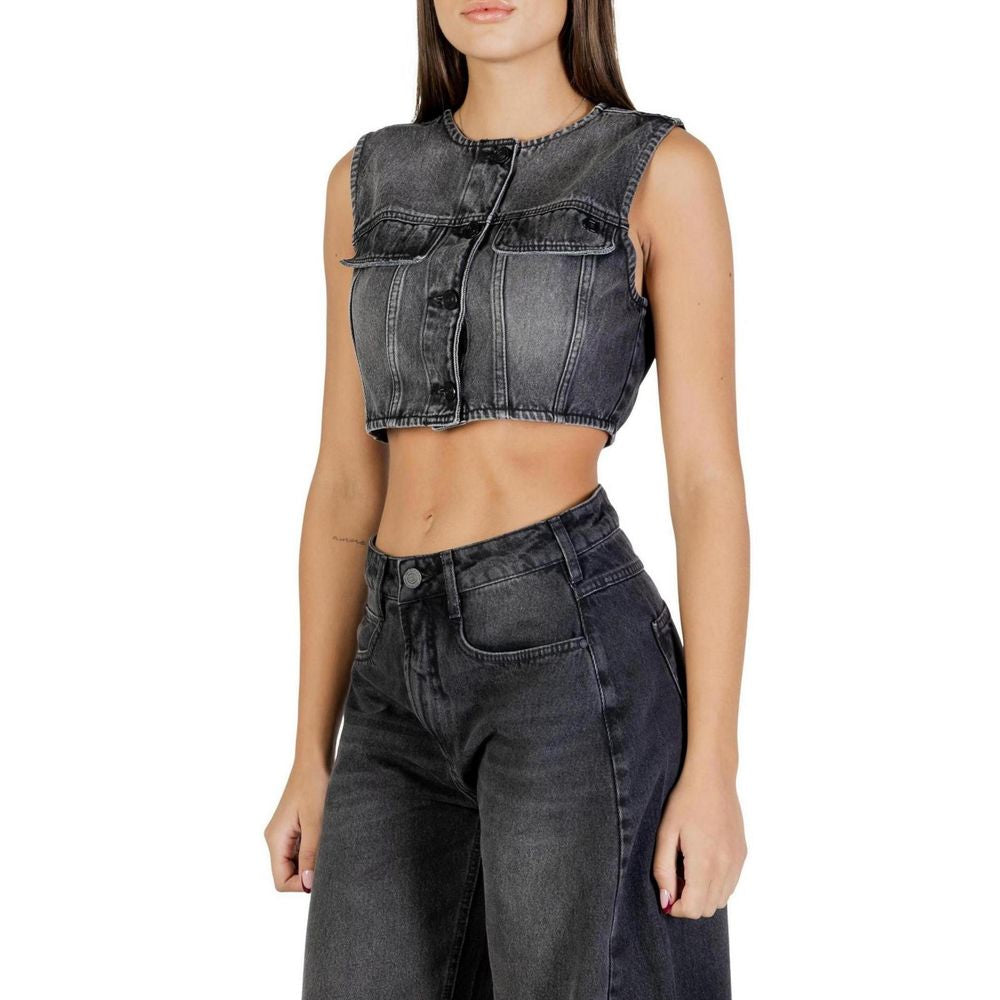 Gilet Colcci noir en coton