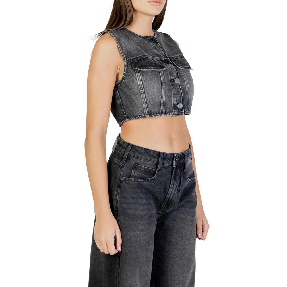 Gilet Colcci noir en coton