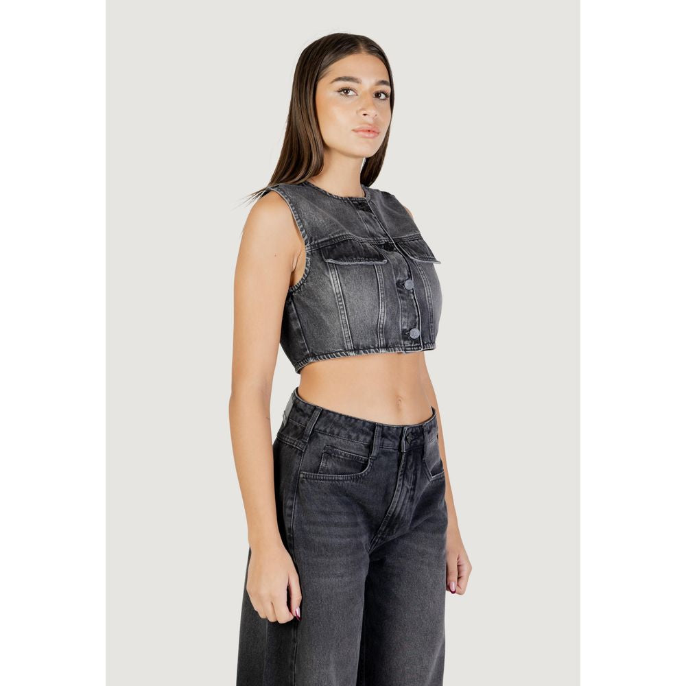 Gilet Colcci noir en coton