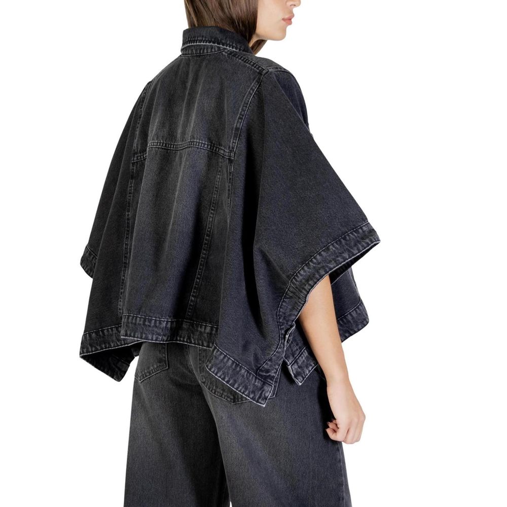 Veste en jean en coton noir Colcci