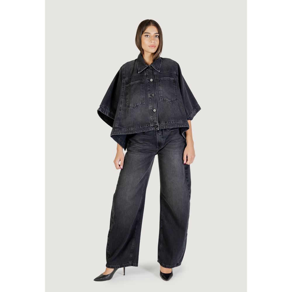 Veste en jean en coton noir Colcci