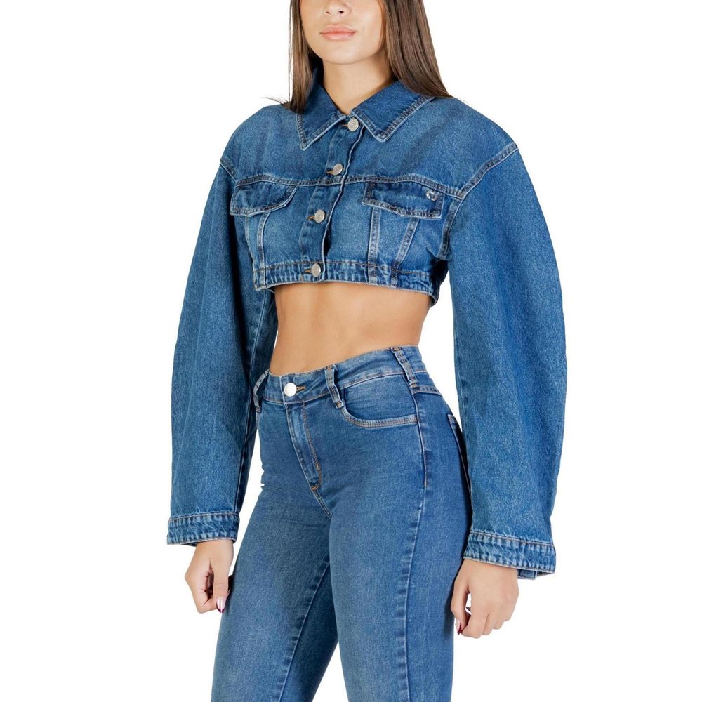 Veste en jean Colcci bleu en coton