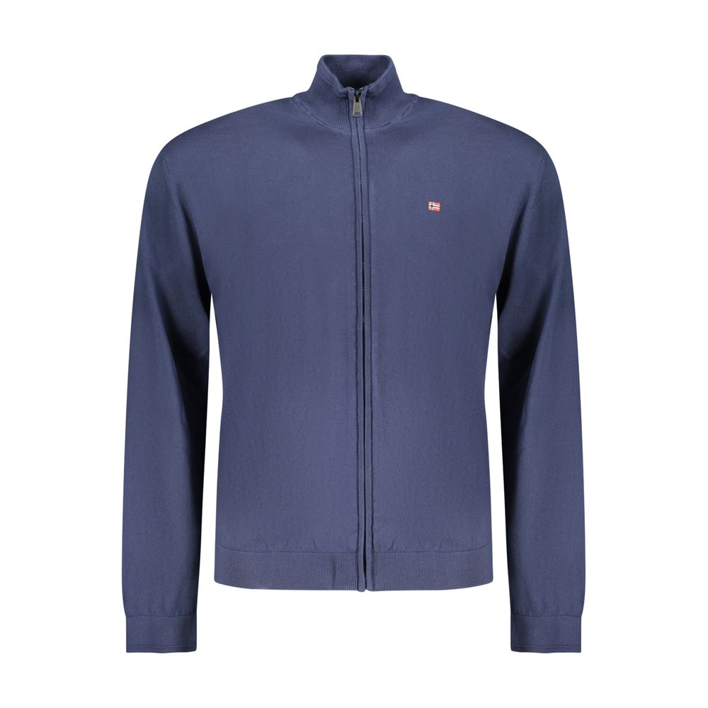 Cardigan Napapijri bleu en coton pour homme