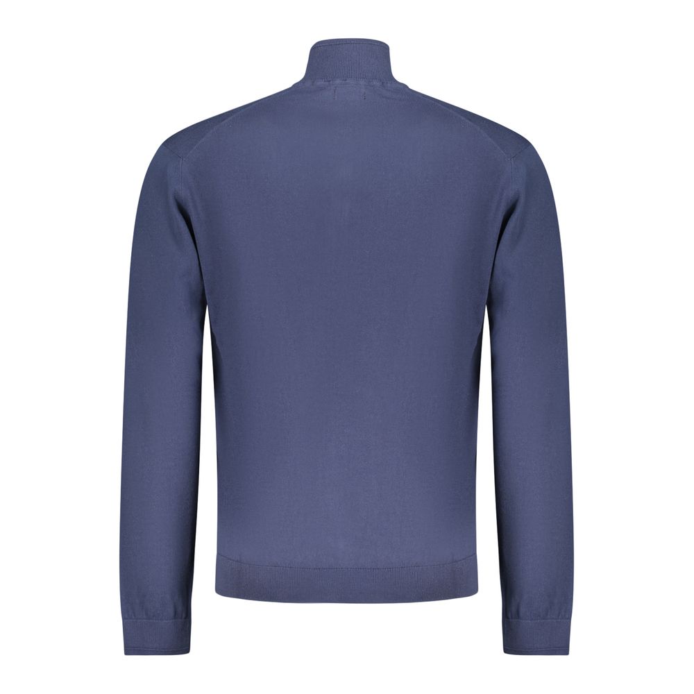 Cardigan Napapijri bleu en coton pour homme