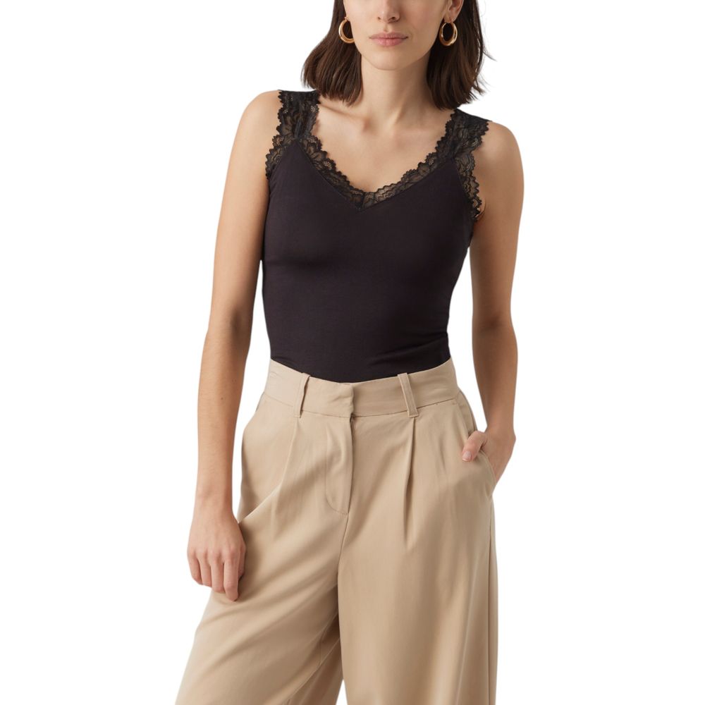 Vero Moda Black Tank Tops T for Women detail view