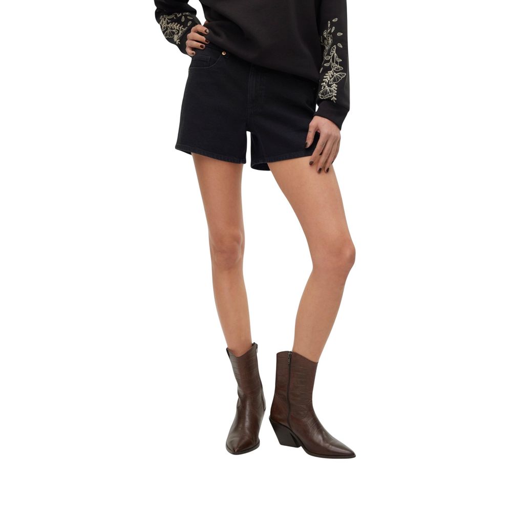 Vero Moda Black Shorts for Women side view