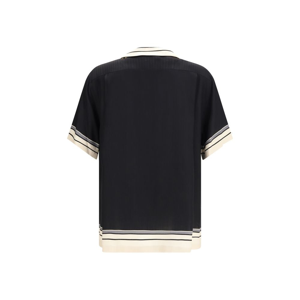 Chemise Dolce & Gabbana multicolore en soie à manches courtes