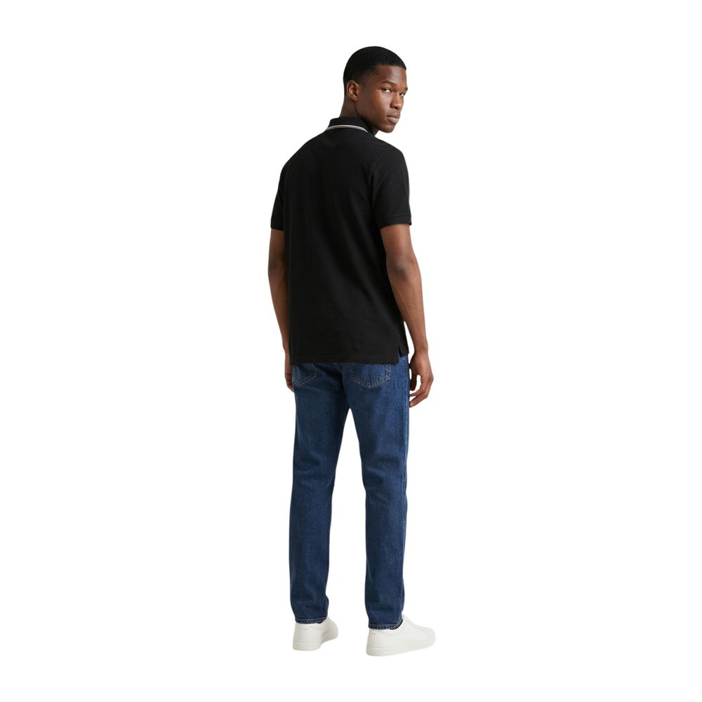 Colmar Originals Black Polo Shirt for Men detail view