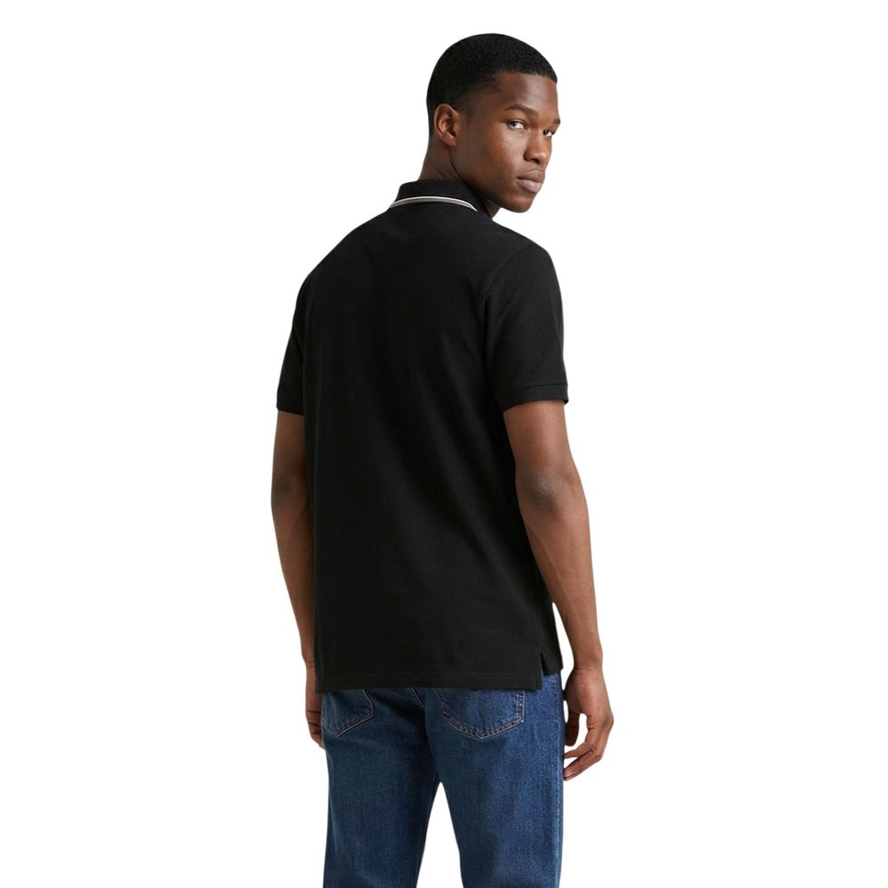 Colmar Originals Black Polo Shirt for Men side view
