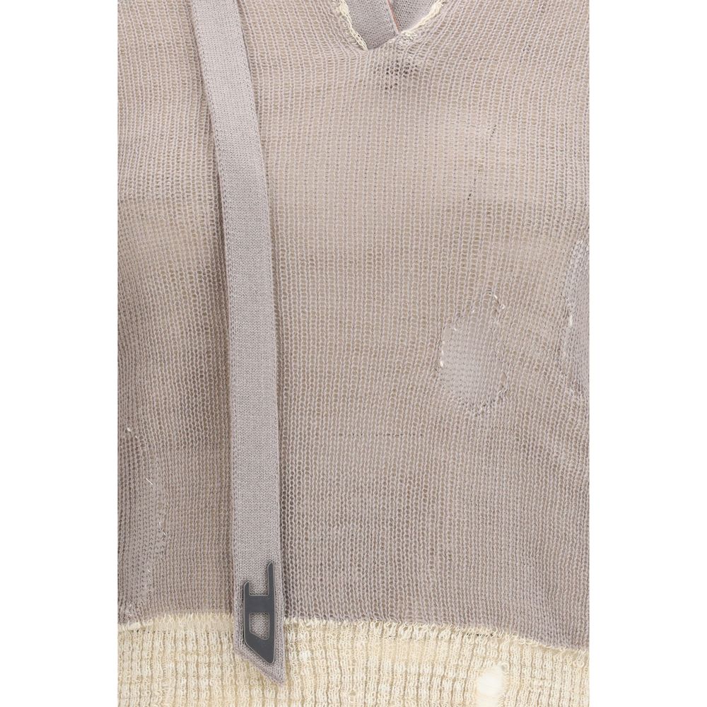 Sweat-shirt en coton gris Diesel