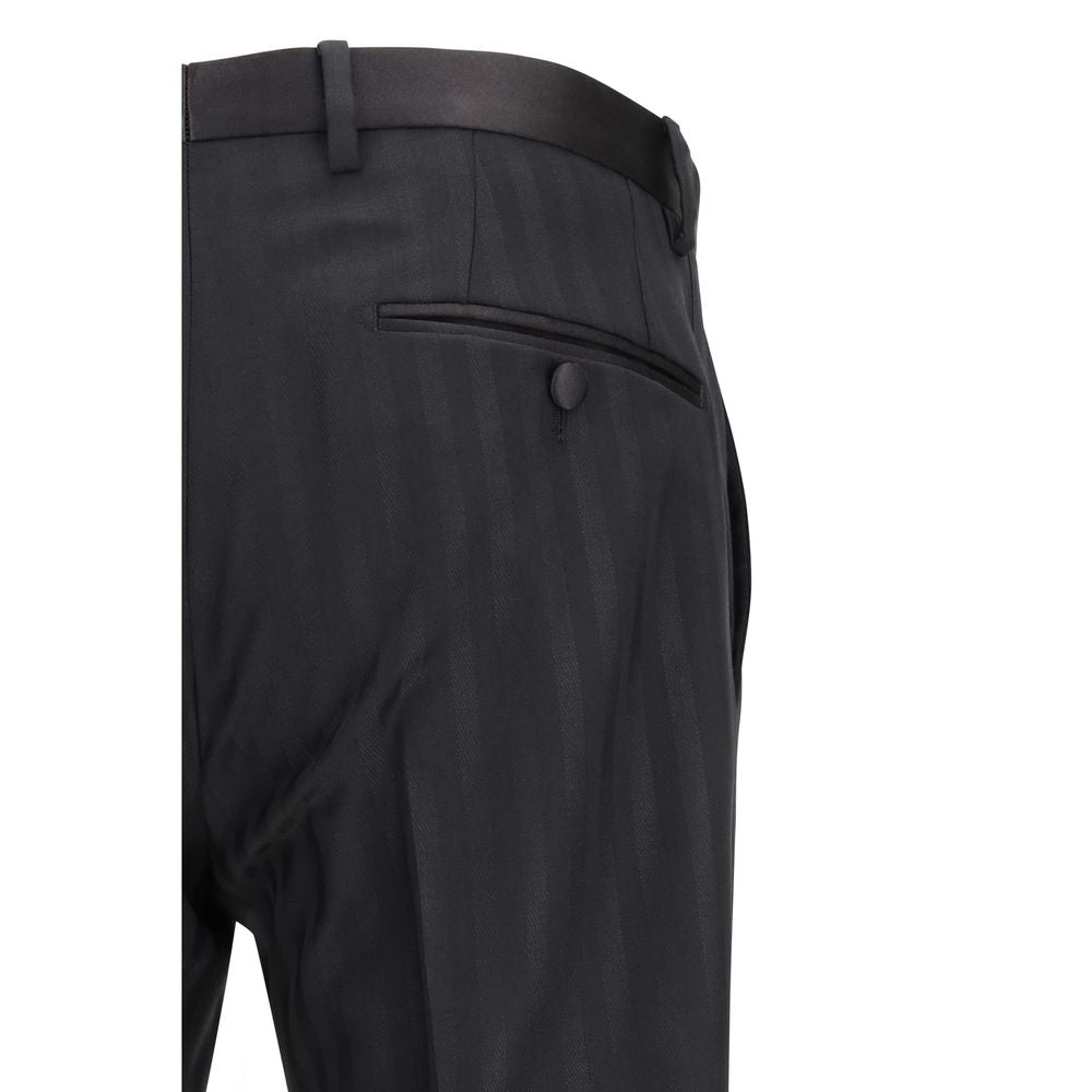 Dolce & Gabbana Black Dress Pants for Men detail view