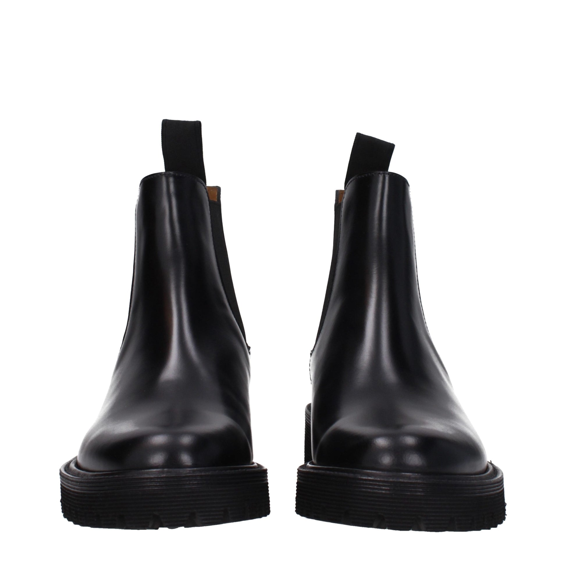 Bottines en cuir noir Church's
