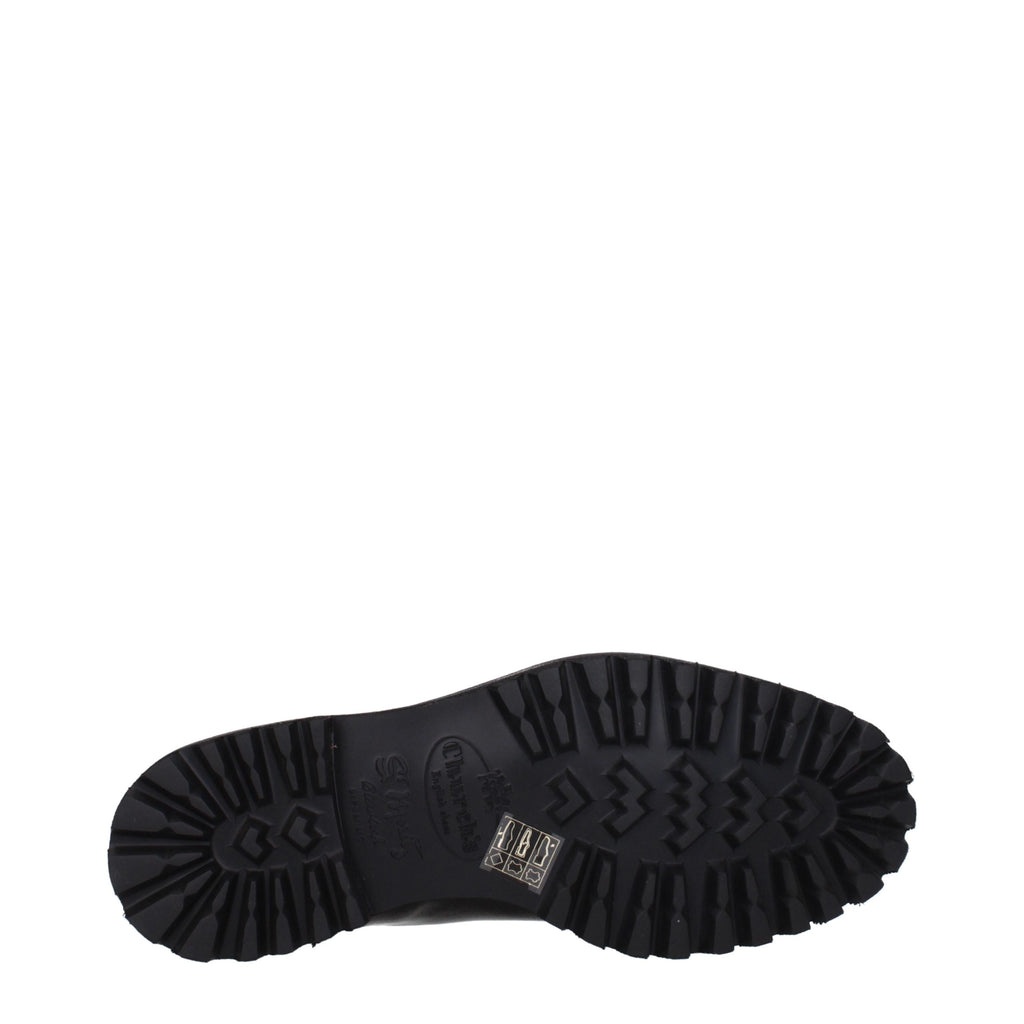 Bottines en cuir noir Church's
