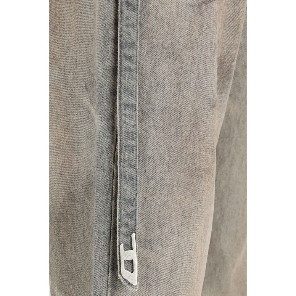 Diesel Grey Slim Fit Jeans for Women detail view