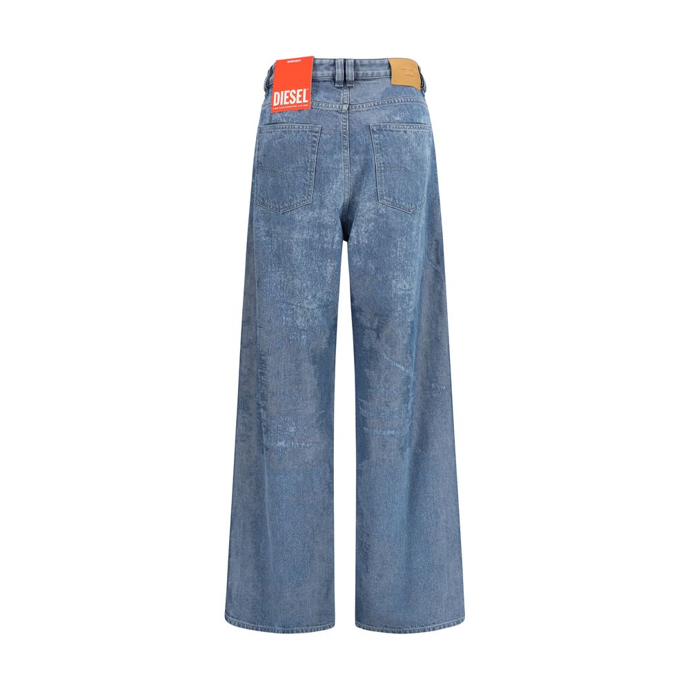 Diesel Blue Relaxed Fit Jeans for Women alternate view