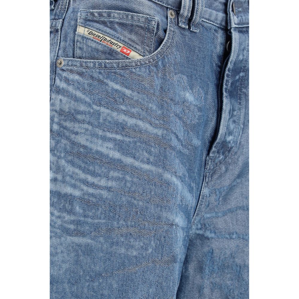 Diesel Blue Relaxed Fit Jeans for Women detail view