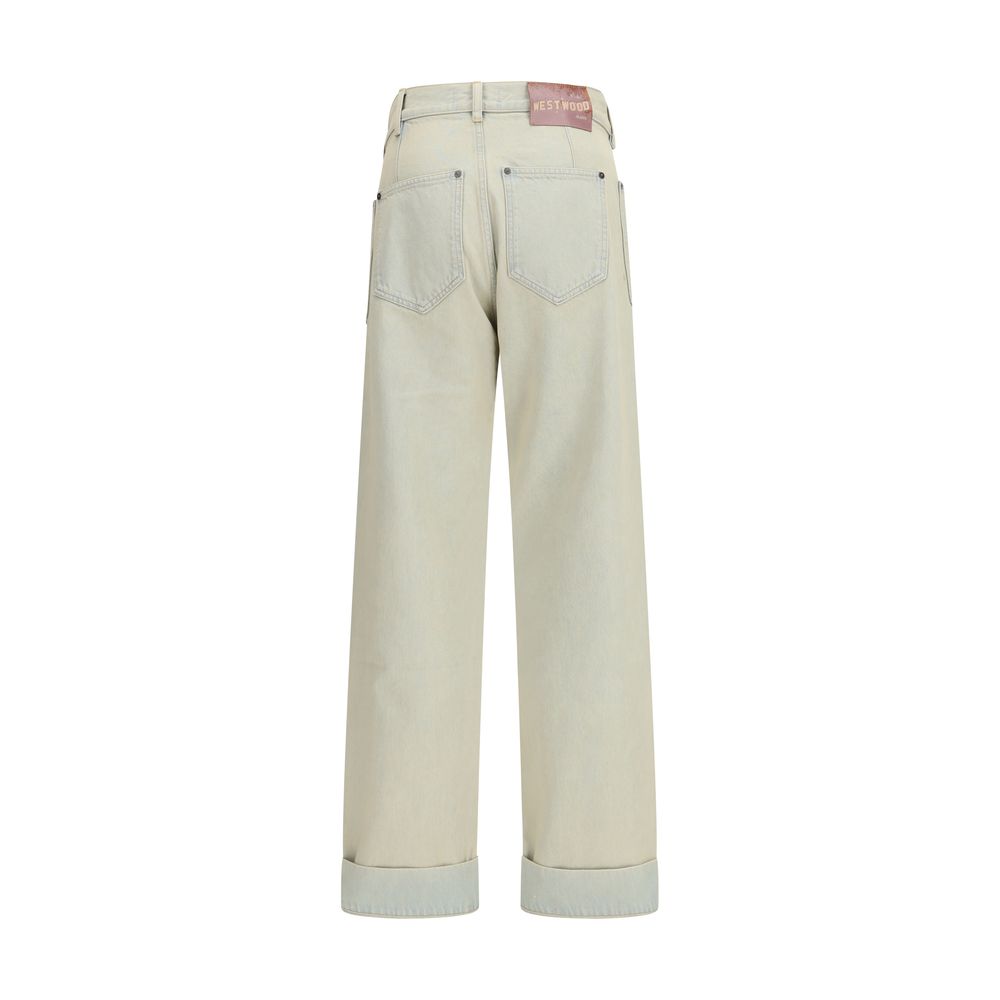 Vivienne Westwood Jean en Coton Bleu Denim