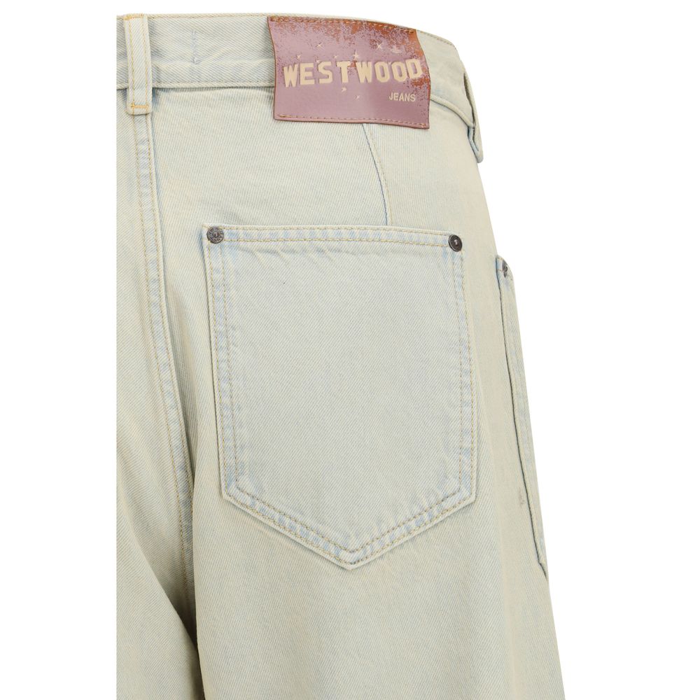 Vivienne Westwood Jean en Coton Bleu Denim