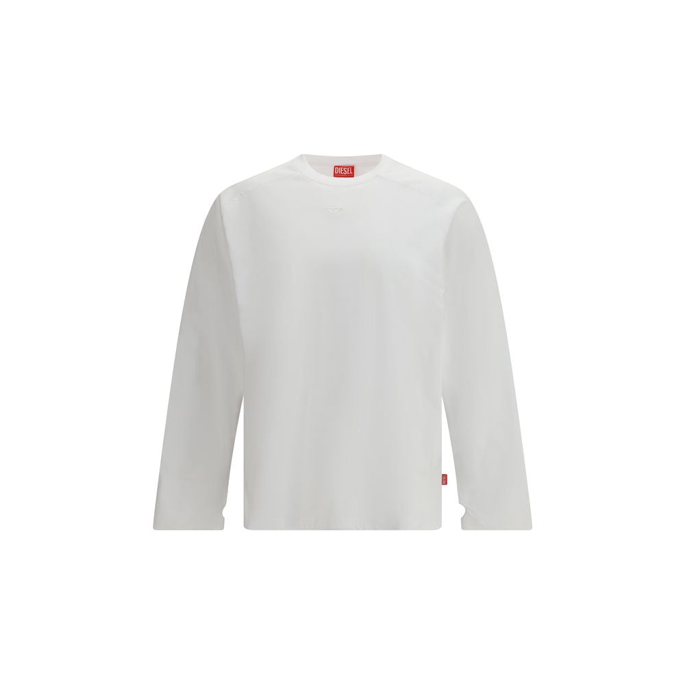 Diesel White Long Sleeve T-Shirt for Men